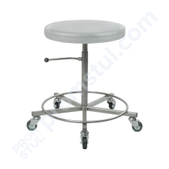 Табурет лабораторний ТП-1.1 шт.шкіра, м’який, на ніжках