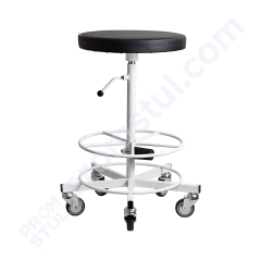 Табурет медицинский ТПУ-1.1мр кожзам, подставка-круг