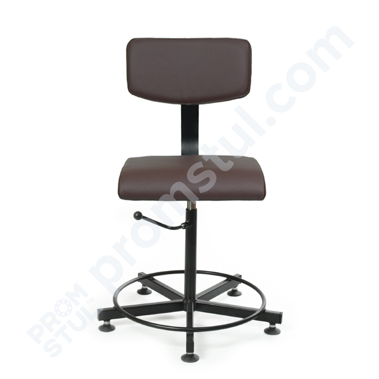 Стул промышленный СП-4.1 кожзам, на ножках 