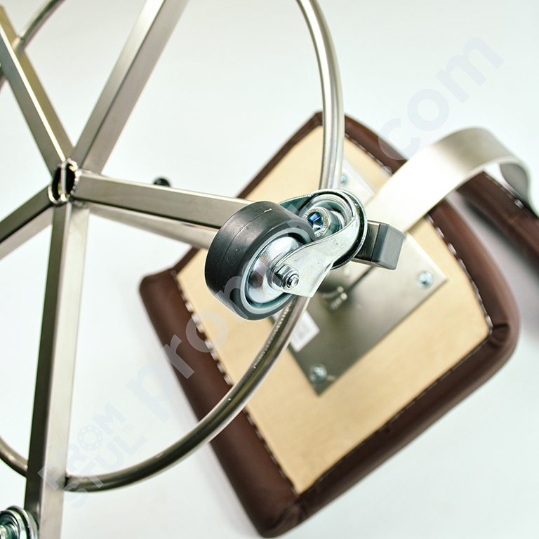 Стул из нержавеющей стали СПН-4.1р кожзам