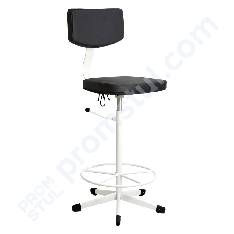 Стілець промисловий СТУ-11.1к високий, зйомні спинка сидіння 