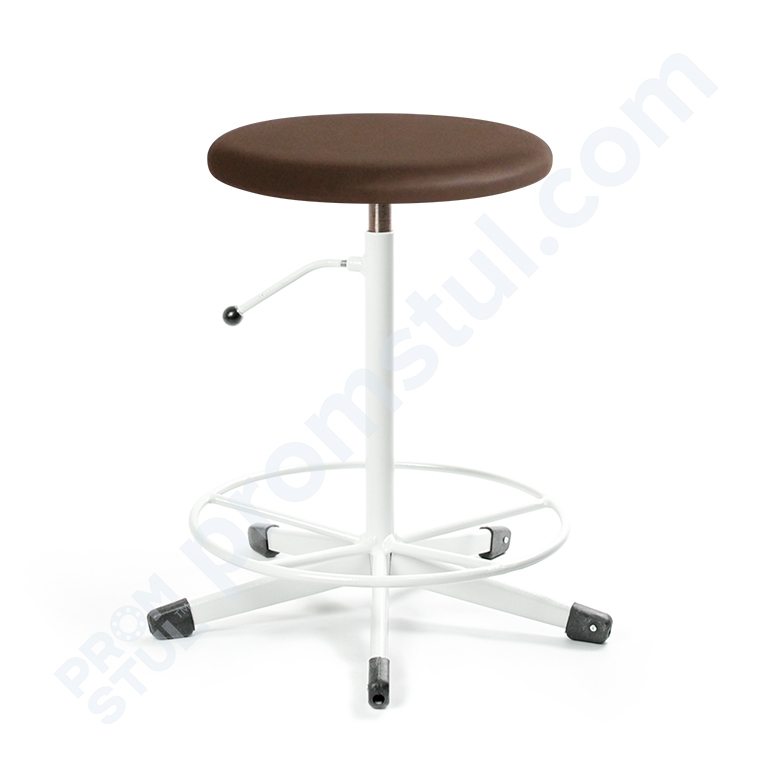 Табурет лабораторний ТТС-3.1к напівжорсткий підставка-коло